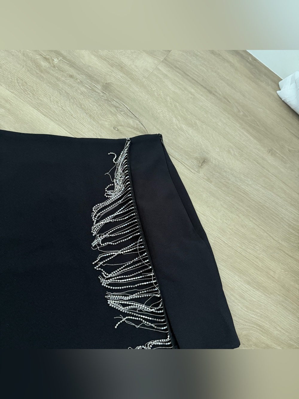 Zara Black Embellished Mini Skirt - Picture 11 of 11